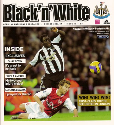 Newcastle United FC v Portsmouth FC